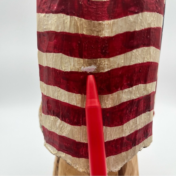 Captured Carvings by A Costanza 178 of 3000 Grand Ole Flag Santa Resin Limited - Picture 17 of 17